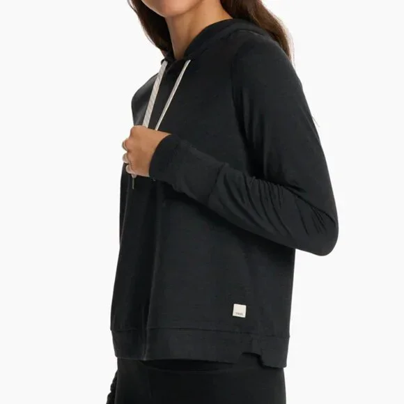Vuori Halo Essential Hoodie in Black, Size Small - Picture 2 of 5
